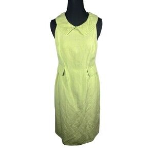 Vintage 90’s Armani Collection Green Cocktail Dress 4 Cocktail Party Designer